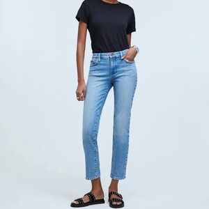 Madewell Perfect Vintage Straight Jeans in Medium Wash Size 32